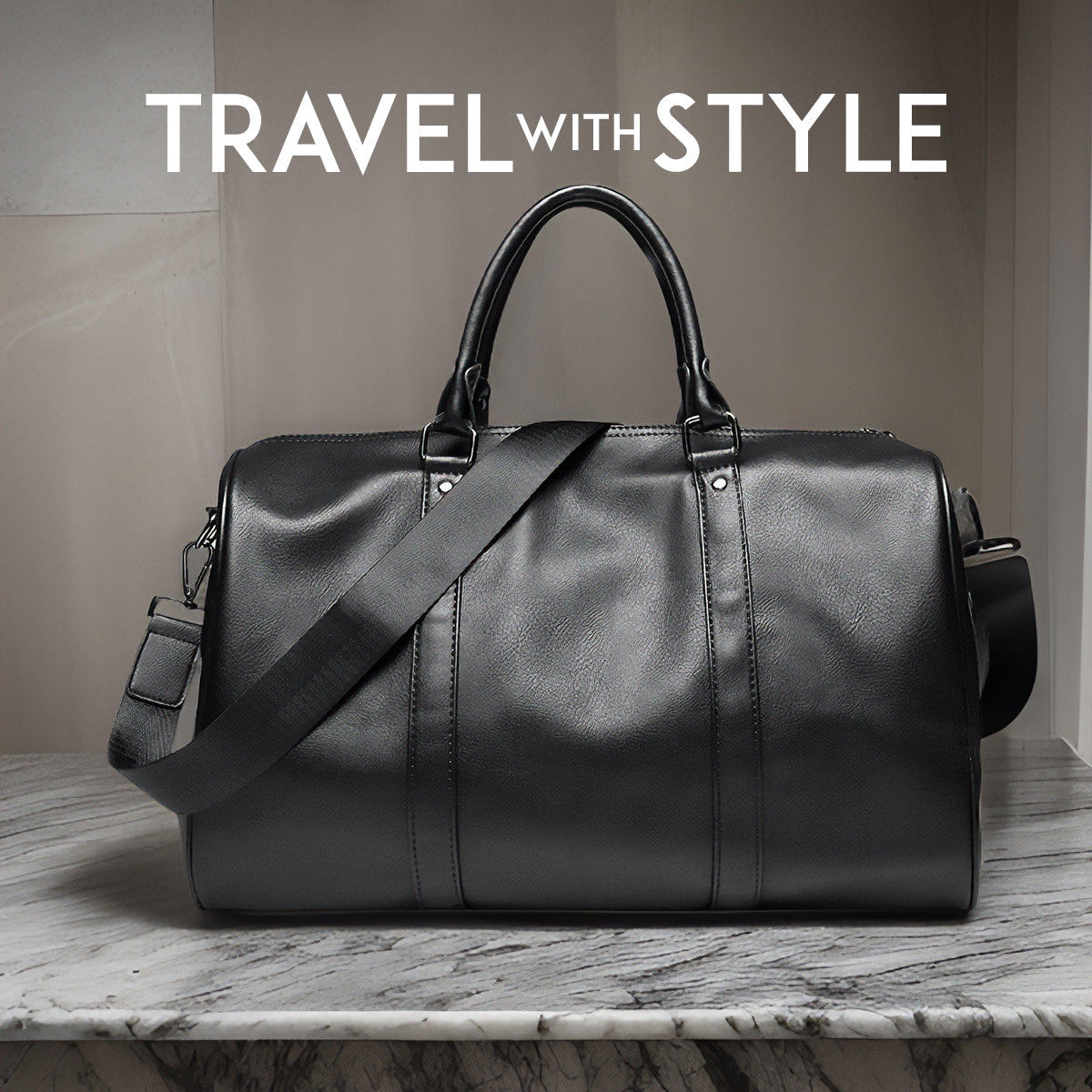 Leather Men's Duffel Bag