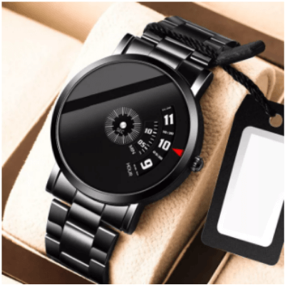 Unique men's timepiece