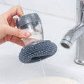Ergonomic Soap Dispenser Scrubber