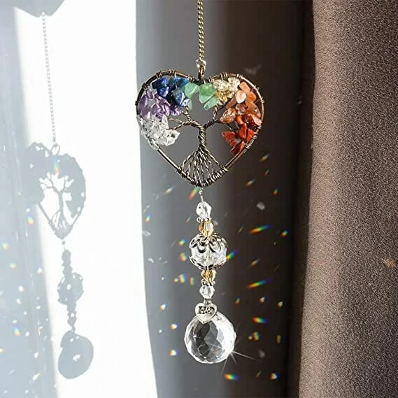 Tree of Life Crystal Sun Catcher