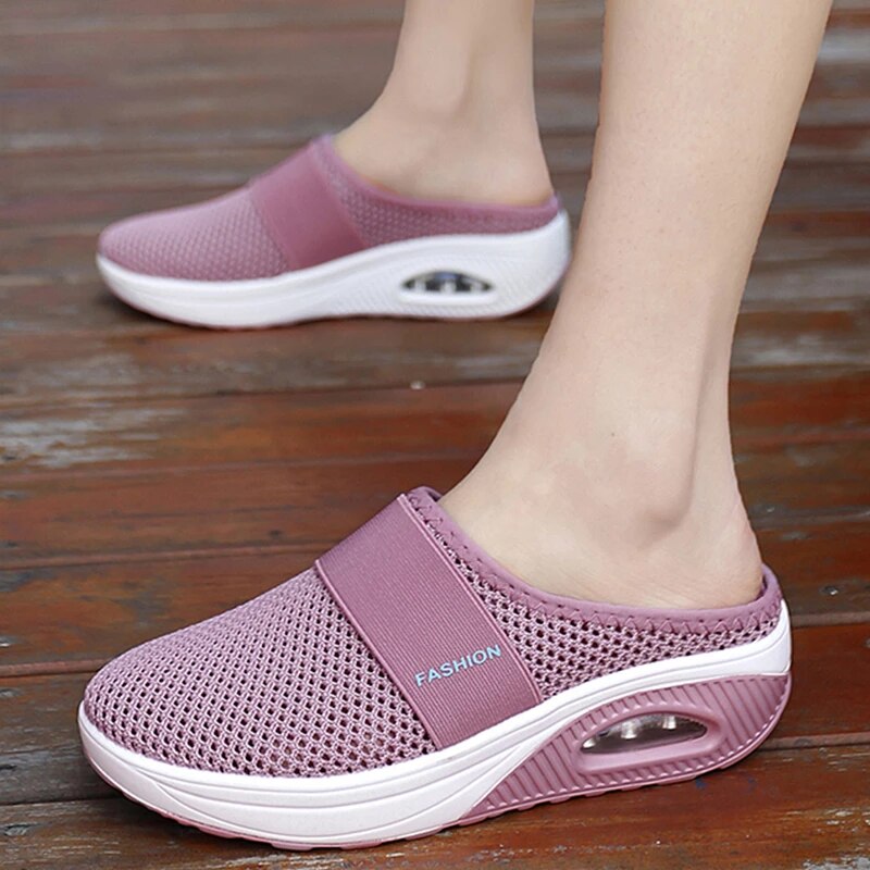 Air Cushion Slip-On Walking Shoes
