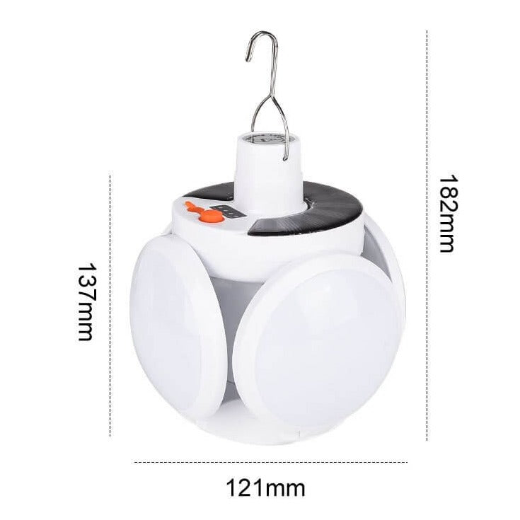 Sammenleggbar Solar LED-pære