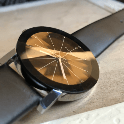 Quartz Men's Leather Watch
