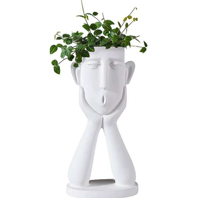 Skulpturert Vase Boliginnredning