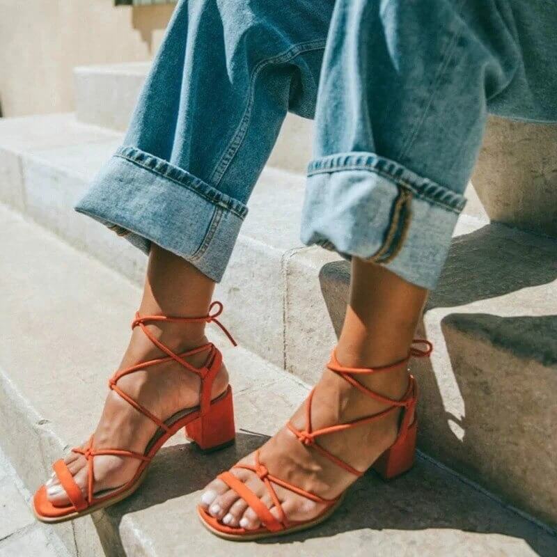 Gladiator Lace Up Sandals