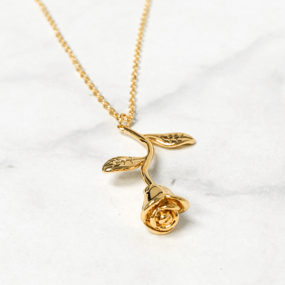 Rose Pendant Necklace