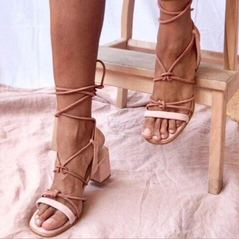 Gladiator Lace Up Sandals