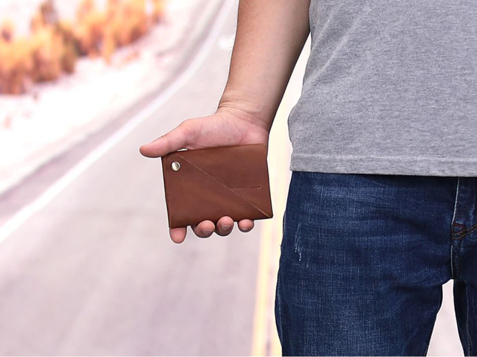 Minimalist Smart Leather Card Wallet