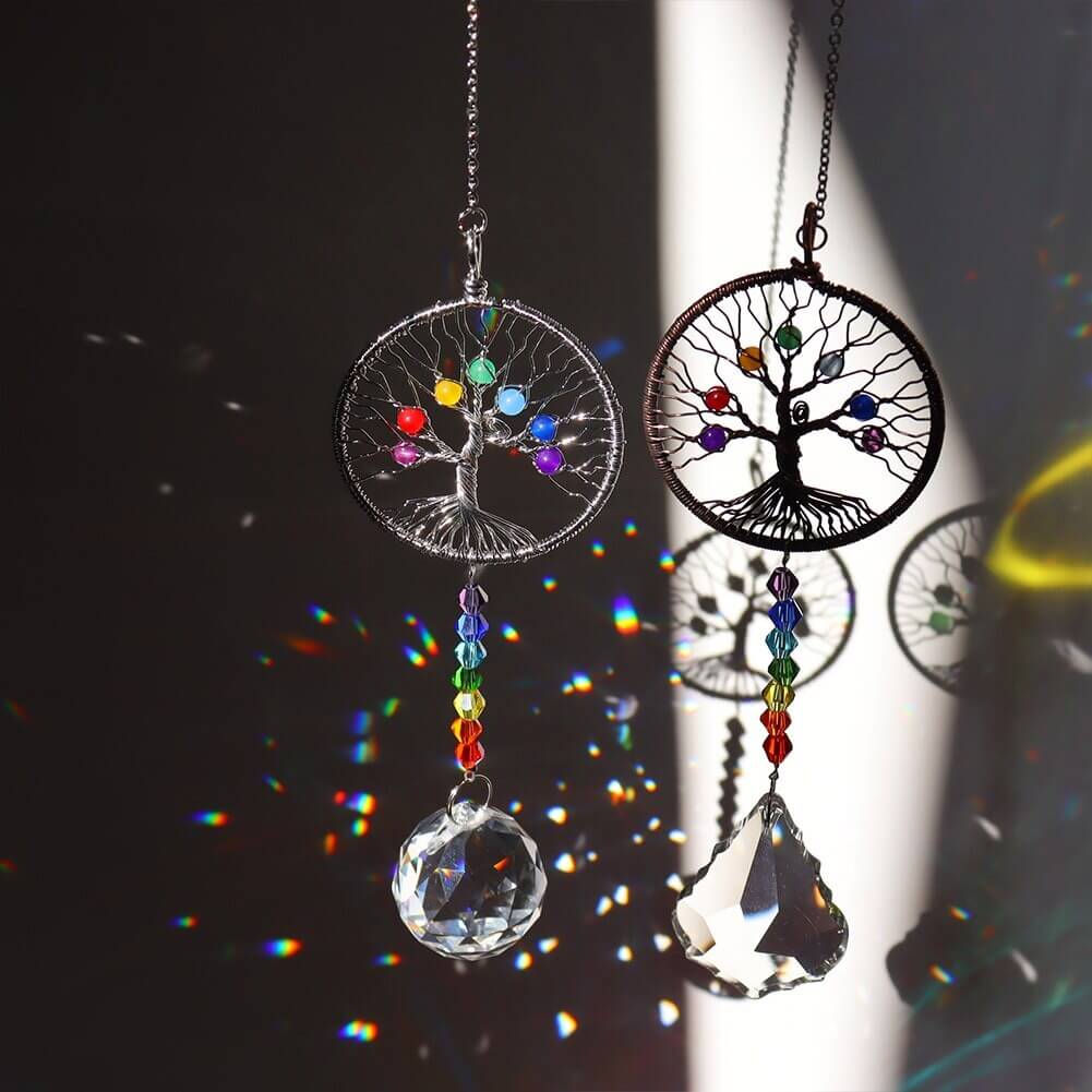 Tree of Life Crystal Sun Catcher