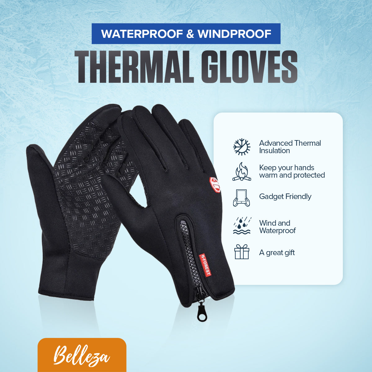 Waterproof &amp; Windproof Thermal Gloves