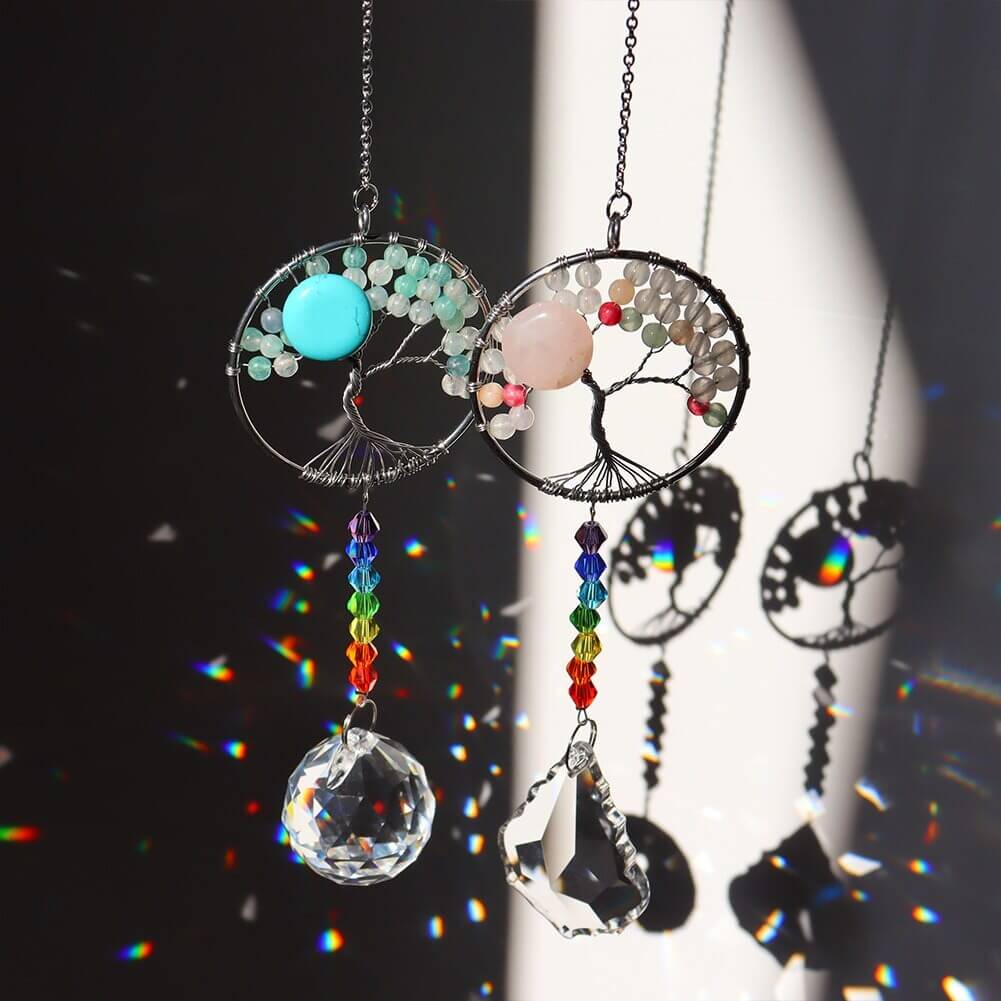 Tree of Life Crystal Sun Catcher