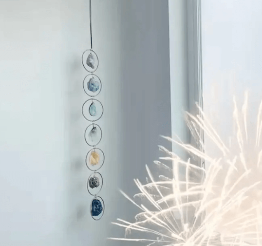 7 Chakra Gemstone Wall Decor