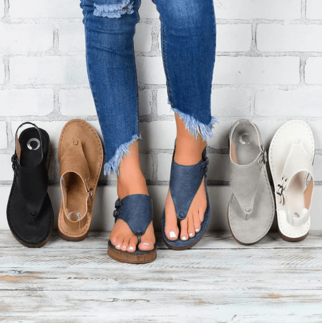 Buckle Strap Orthopedic Sandals