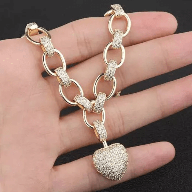 Heart Zirconia Necklace