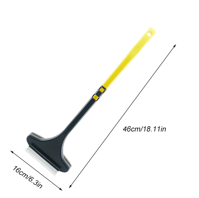 Window screen cleaning brush
