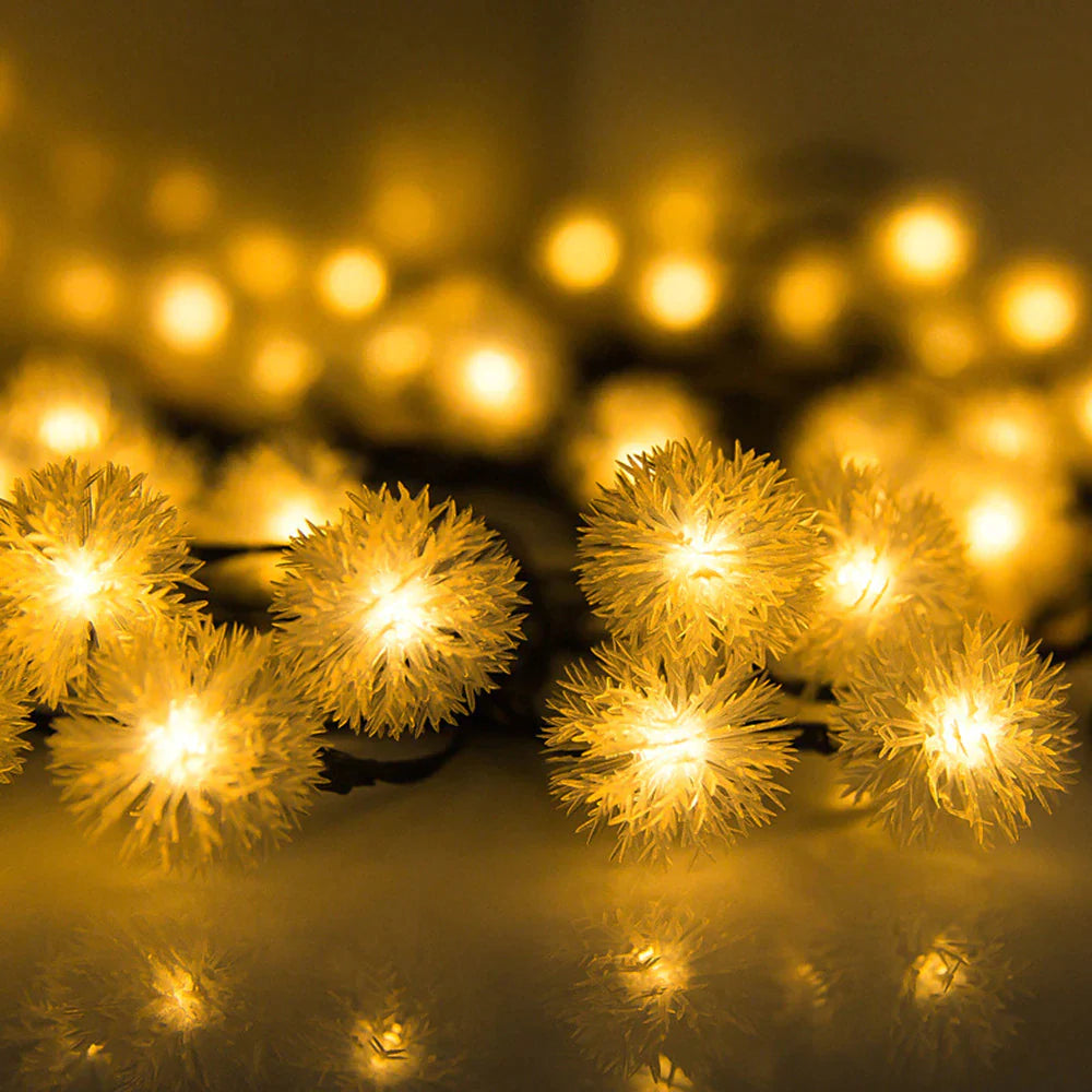 LED Sunflower Bulb String Lights