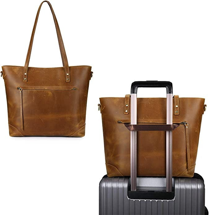 Vintage Leather Carrying Bag