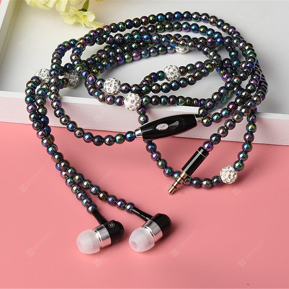 Pearl Necklace Earphone