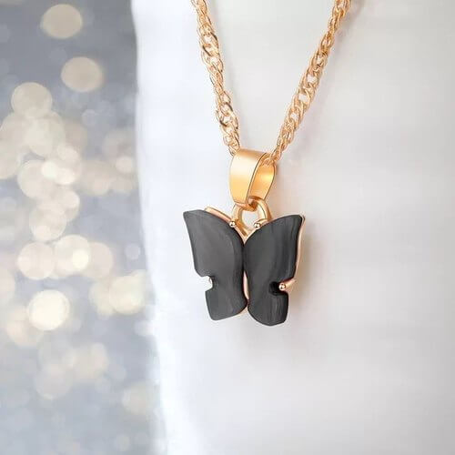 Butterfly Gold Necklace