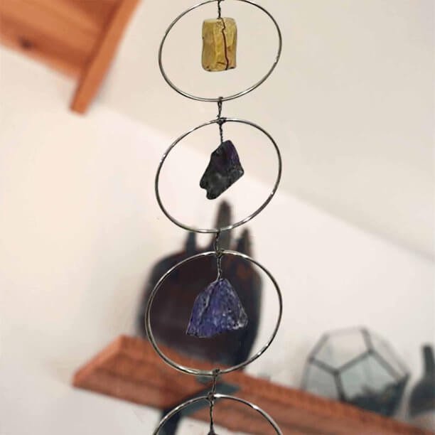 7 Chakra Gemstone Wall Decor