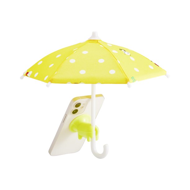 Mini umbrella mobile phone stand