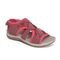 Round open toe sandals