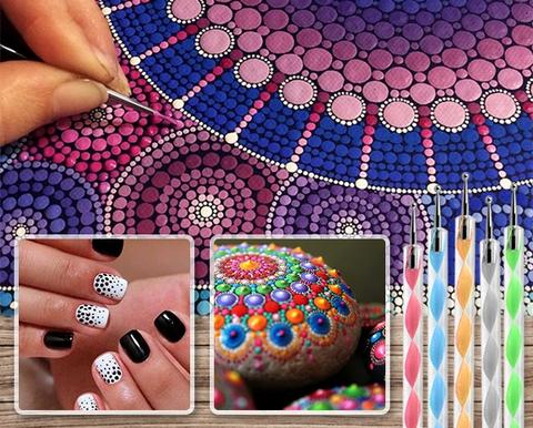 Mandala Painting With Dots
