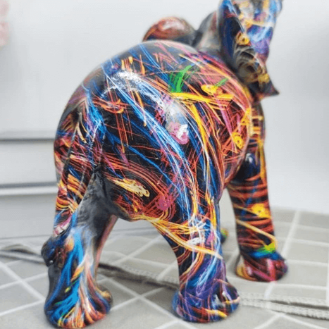 Kunst Elefantdekorasjon