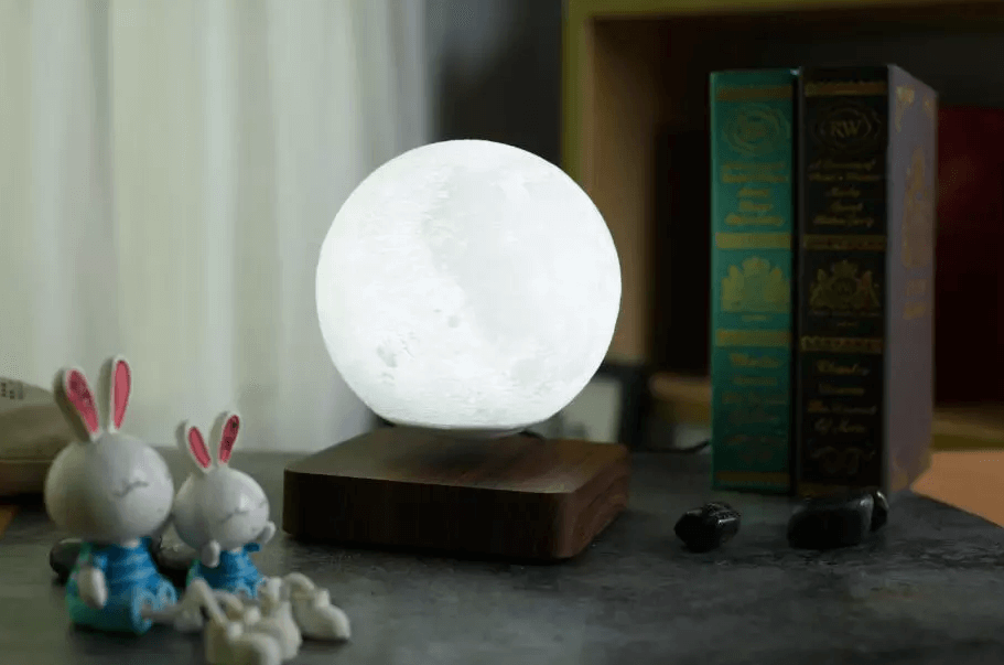 Floating moon night lamp