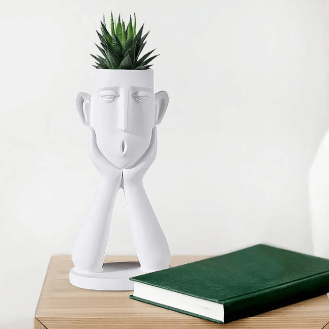 Skulpturert Vase Boliginnredning