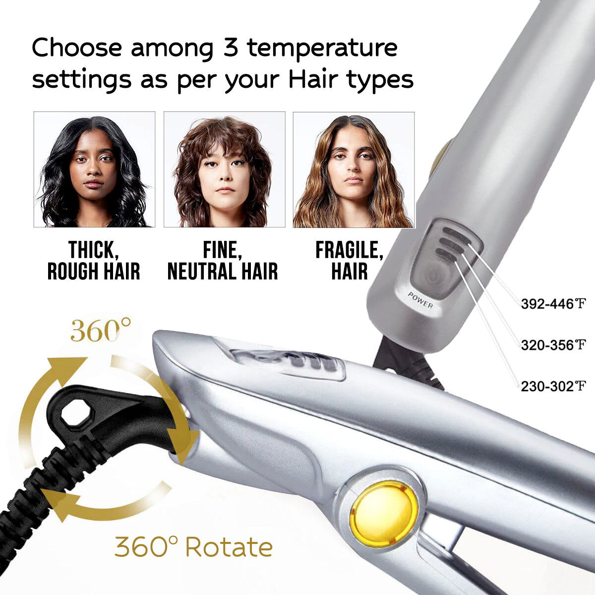 2 in 1 hair styling tool