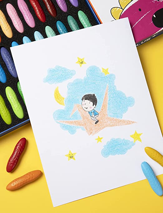 Kid's Washable Peanut Crayons Set