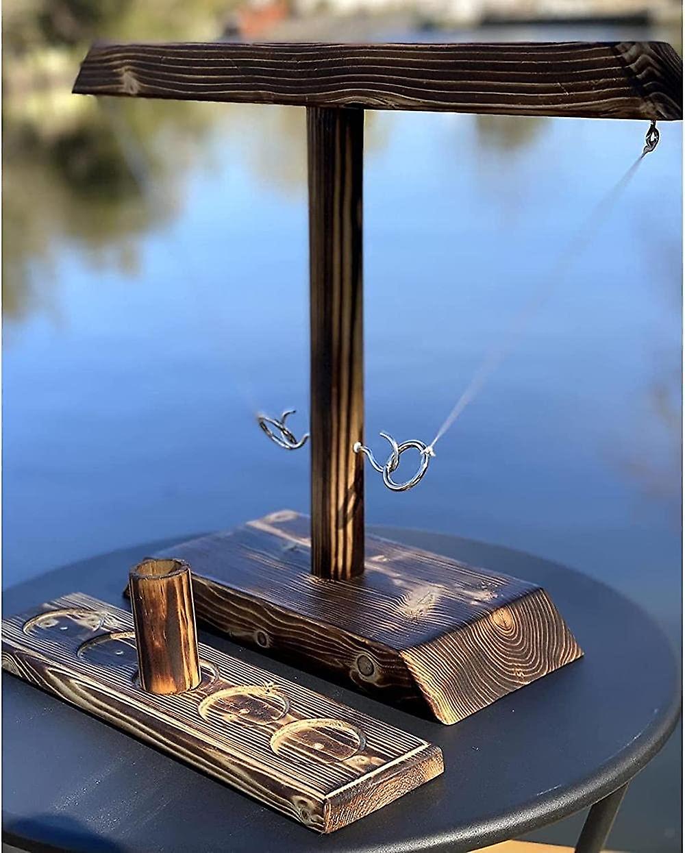 Hooks And Ring Toss Game