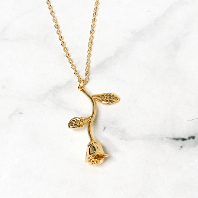 Rose Pendant Necklace