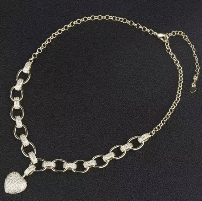 Heart Zirconia Necklace
