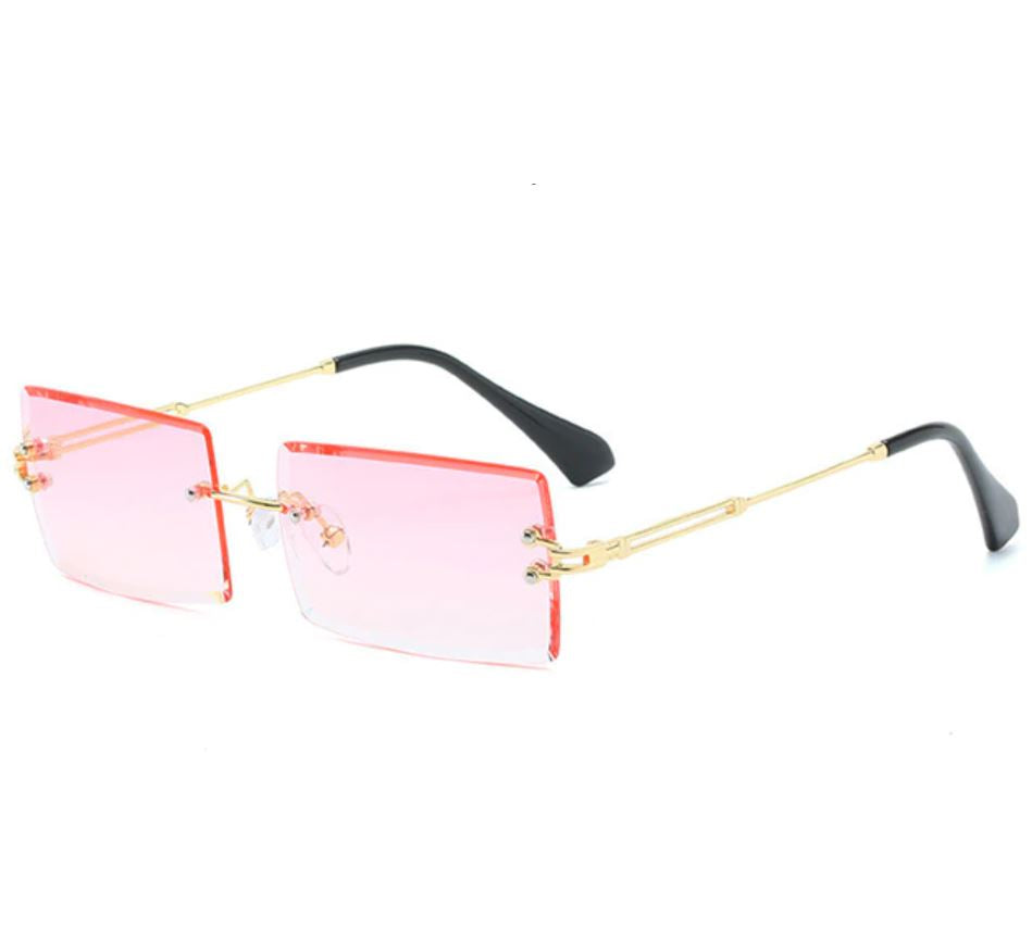 Urban Rimless Rectangular Sunglasses