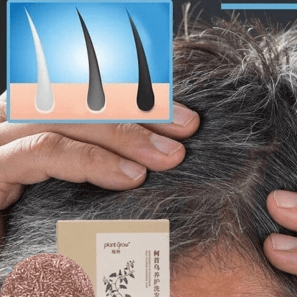 Organic Hair Darkening Soap