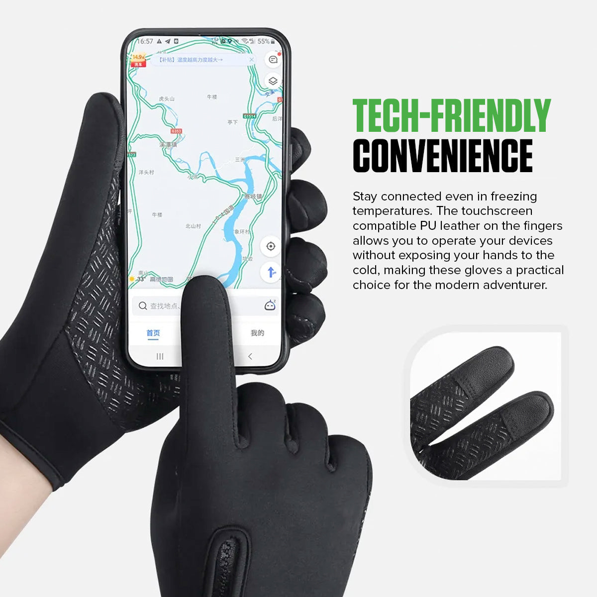 Waterproof &amp; Windproof Thermal Gloves