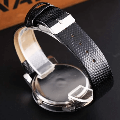 Quartz Men's Leather Watch