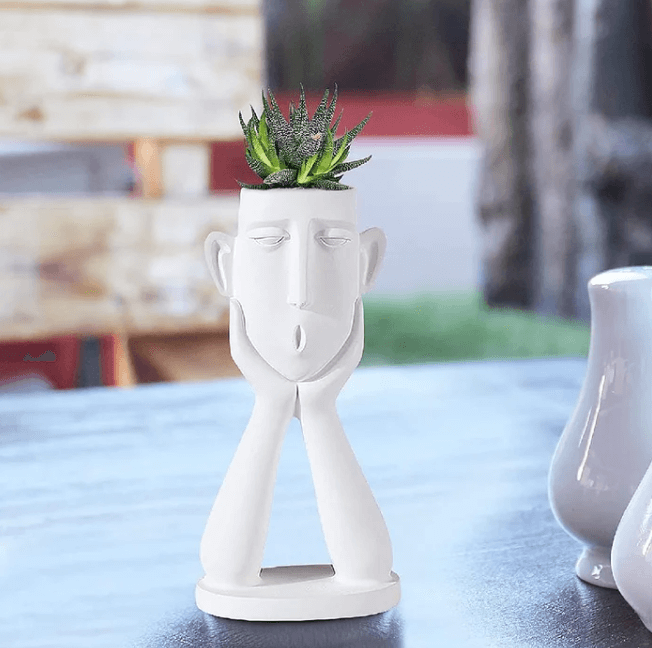 Skulpturert Vase Boliginnredning