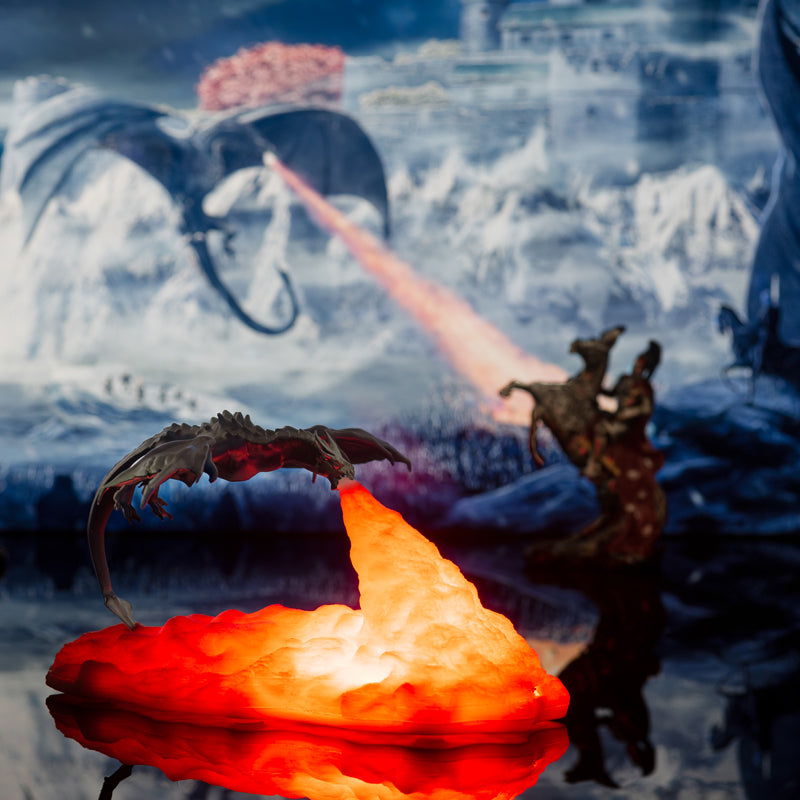 3D Fire Breathing Dragon Night Light