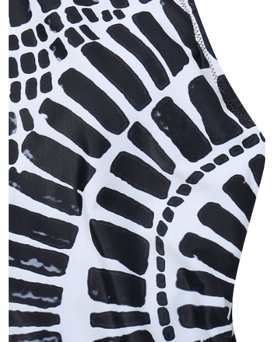 Black and White Swimsuit