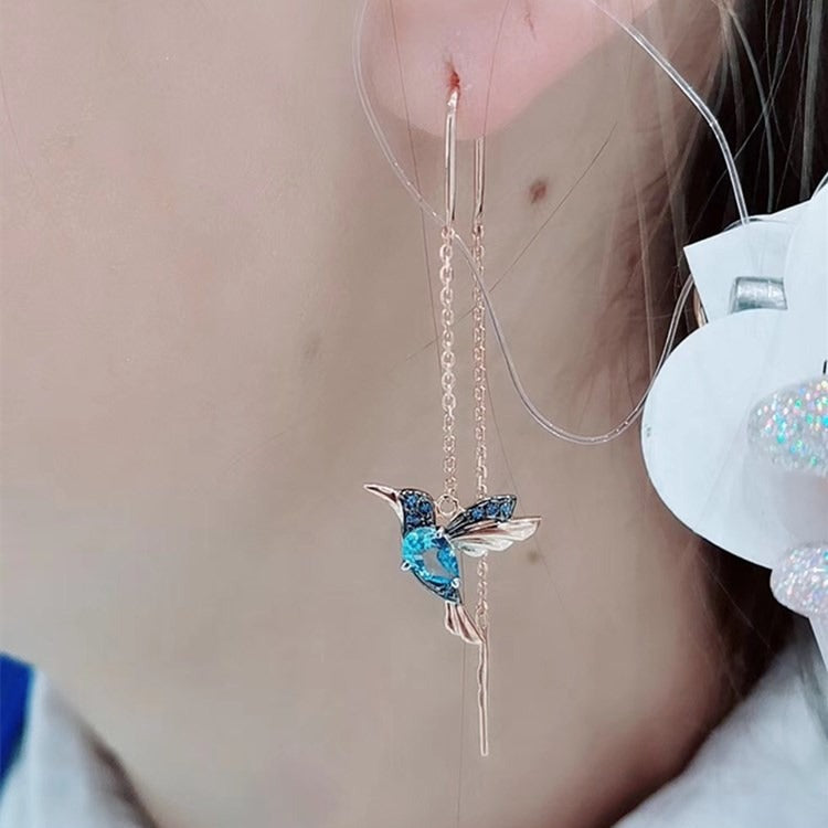 Øredobber med kolibri