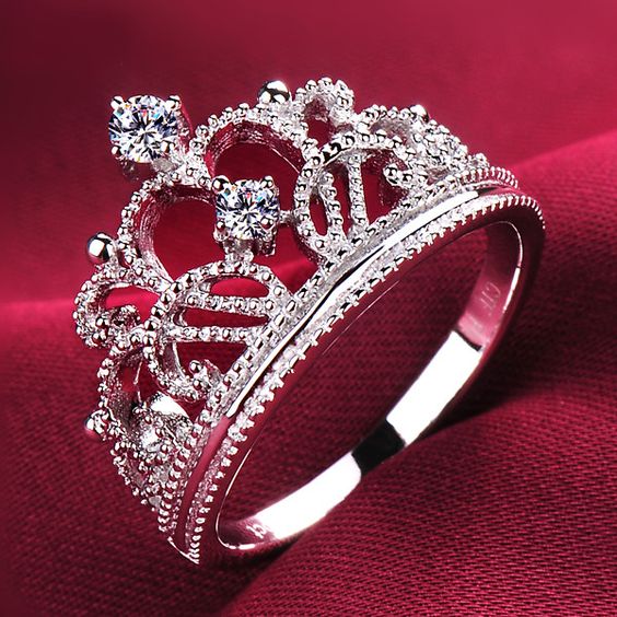 Crystal Crown Rings