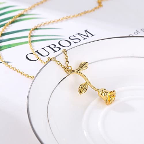 Rose Pendant Necklace