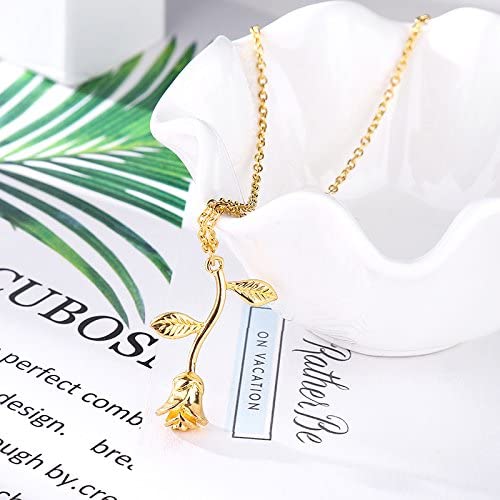 Rose Pendant Necklace