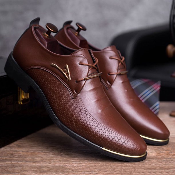 Classic leather men's shoes