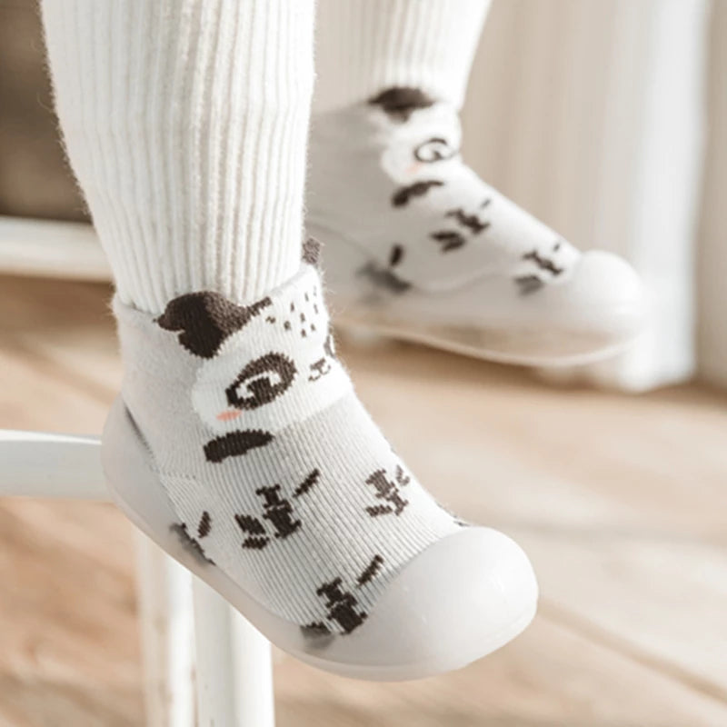 Varme Strikkede Sokkesko til Baby