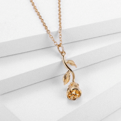 Rose Pendant Necklace