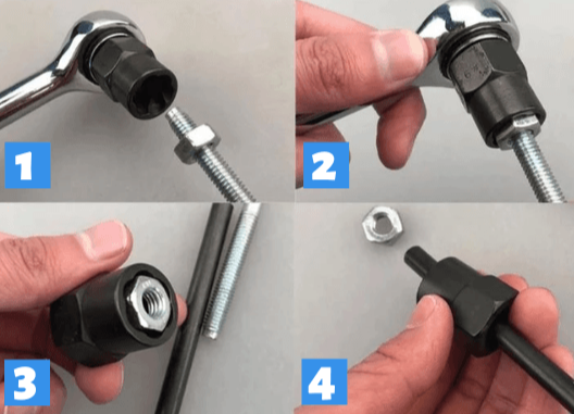 Damaged bolt remover